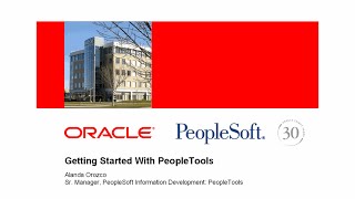 Getting Started With PeopleTools [upl. by Oribella397]