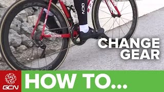 How To Change Gear On Your Bike  Road Bike Shifting Made Easy [upl. by Roth]