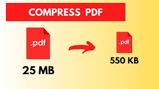 How to Compress PDF File Size  Compress PDF File Size  ilovepdf [upl. by Ruben]