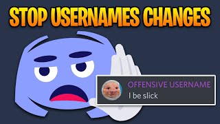 Prevent Users From Changing Their Username on Discord [upl. by Eddy]