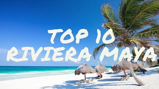 ¡Top 10 lugares más HERMOSOS de la Riviera Maya ¡Cerca de Cancún [upl. by Erline743]