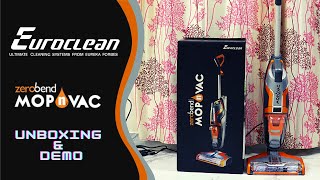 Euroclean Mop N Vac Vacuum Cleaner  Wet Mopping  Eureka Forbes  Non Sponsored Review  Unboxing [upl. by Stelle]