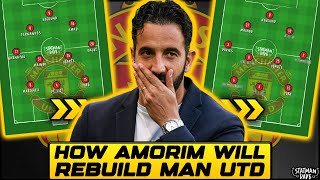 How Ruben Amorim Will REBUILD Man Utd [upl. by Bertila853]