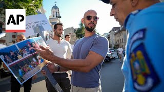 Andrew Tate protests Last Supper parody at Olympics opening ceremony [upl. by Stoller753]