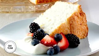 Professional Baker Teaches You How To Make ANGEL FOOD CAKE [upl. by Norry408]