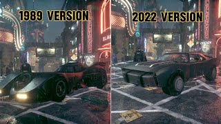 1989 Batmobile vs 2022 Batmobile Race  Batman Arkham Knight [upl. by Cindra]