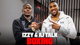 Israel Adesanya amp Anthony Joshua Talk Boxing in Riyadh Saudi Arabia [upl. by Moran]