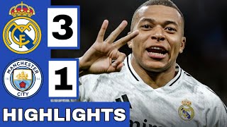 ⚪️Real Madrid vs Manchester City 31 Extended HIGHLIGHTS  UEFA Champions League [upl. by Nodnol]