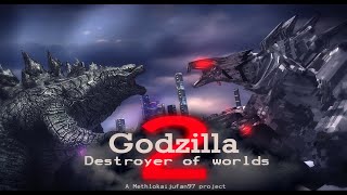 GodzillaDestroyer of Worlds part 2  Godzilla vs MechaMutofull animation [upl. by Holtz965]