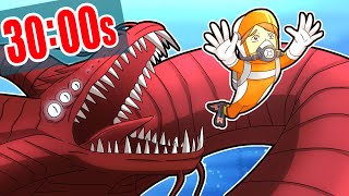 subnautica but every 30 seconds A RANDOM DISASTER HAPPENS chaos [upl. by Ymassej909]