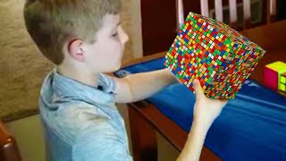 he solves rubiks cube in 14 seconds [upl. by Aissilem667]