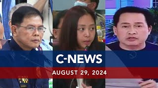 UNTV CNEWS  August 29 2024 [upl. by Asertal624]