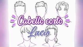 🌻TUTORIAL Cómo dibujar cabello corto LACIO [upl. by Lean]