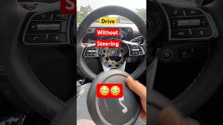 Kia Seltos driveing without steering 🤪 😳😳shorts ytshortsindia car kia newcar 2024 [upl. by Ettenahc]