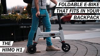 HiMo Foldable EBike That Fits In Your Backpack [upl. by Siriso]