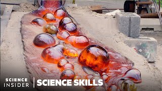 How Far Volcanologists Go To Test Lava  Science Skills [upl. by Mendes]