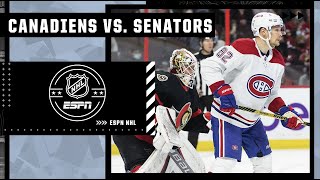 Montreal Canadiens at Ottawa Senators  Full Game Highlights [upl. by Atsillak]