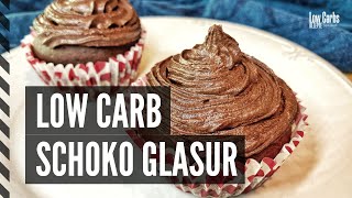 Low Carb Schoko Glasur mit Erythrit  selber machen – Zuckerfreie Schokolade  nur 2 g Carb [upl. by Arvind231]