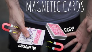 Powerful MAGNETIC Card Trick  MAGIC TUTORIAL [upl. by Mcneely]