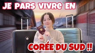 VLOG Je déménage à SEOUL   CORÉE DU SUD 🇰🇷 [upl. by Enad9]