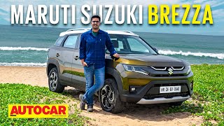 2022 Maruti Suzuki Brezza review  It sticks to the winning script  First Drive  Autocar India [upl. by Eyaf]