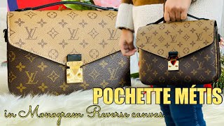 Louis Vuitton POCHETTE MÉTIS in Monogram Reverse Canvas [upl. by Gerhan]