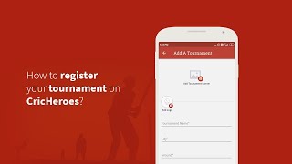 How to register your Cricket tournament on CricHeroes [upl. by Naesar]