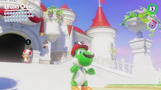 Super Mario Odyssey  Princess Peach Castle Mushroom Kingdom Gameplay [upl. by Barcot191]