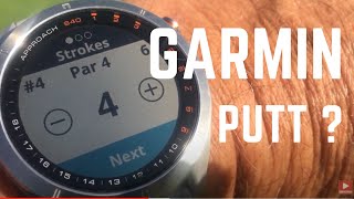 How to count putts on a Garmin Approach S40 golf watch [upl. by Kevyn923]