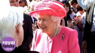 The Queen hosts annual garden party in Edinburgh [upl. by Norehs]