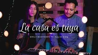 La casa es tuya  Emily Bontemps ft Halim Sing A Casa É Sua  Cover en español [upl. by Enylhsa134]