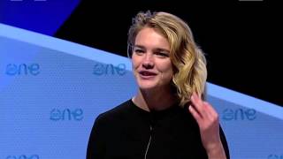 Natalia Vodianova at WomenUp One Young World Summit 2012 [upl. by Barren]