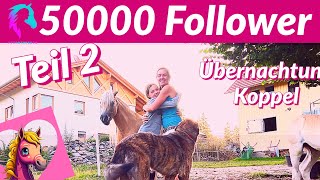 TEIL 2 😍🐴 50000 Follower  Pferdeäpfel Weitwurf [upl. by Narot]