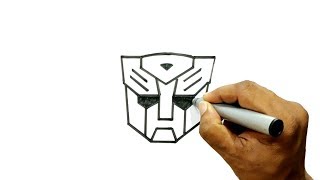 How to Draw the Autobot Symbol from Transformers [upl. by Racklin]