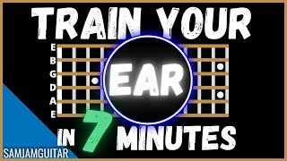 Interval EAR TRAINING For Guitar In 7 MINUTES  Using Song Examples To Achieve Relative Pitch [upl. by Etnoek]