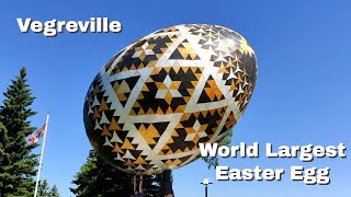 Largest Easter Egg in the World  Vegreville  Alberta  Canada [upl. by Mcmaster498]