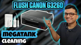 How To Clean Flush Canon G3260 Printhead Fixed [upl. by Searcy574]