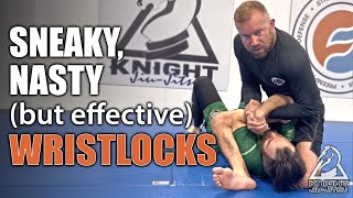 Nasty Wrist Locks and How to Use Them Effectively  JiuJitsu Submissions [upl. by Urian]