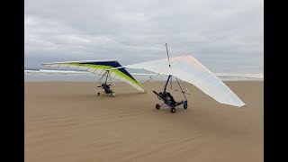 Home made powered hang glider trike See my other videos for details [upl. by Ingles959]