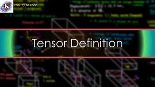 Introduction to Tensors Transformation Rules [upl. by Jaddo]