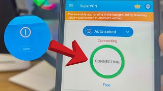 How To Fix Vpn Connection Problem Super VPN [upl. by Yenroc780]