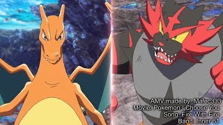 Charmeleon  Charizard Vs Incineroar HD Pokemon I Choose You AMV [upl. by Jaworski]