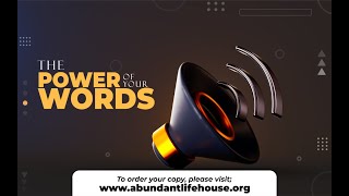 Rev Olusola Areogun  The Power of Your Words [upl. by Anyl881]