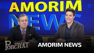 Fábio Porchat sofre com tragédias no Amorim News [upl. by Ramyaj274]