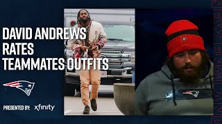 David Andrews Rates Teammate Travel Outfits  1on1 [upl. by Ecerahc]