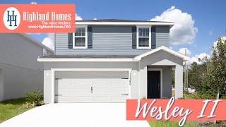 Wesley ll home plan by Highland Homes  Florida New Homes for Sale [upl. by Mirabelle]