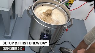 Grainfather G40 Setup and First Brew Day Dragons Silk Imperial Stout [upl. by Olifoet560]