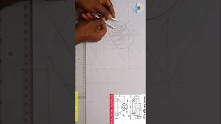 Isometric circles curves and arcs in 3  dimension views of a machine cast iron block with tangency [upl. by Aticnemrac304]