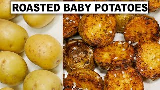 Oven Roasted Baby Potatoes Recipe [upl. by Anifad]