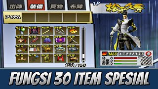 FUNGSI 30 ITEM SPESIAL  LENGKAP BESERTA PENJELASANNYA  BASARA 2 HEROES PS2 [upl. by Andrew526]